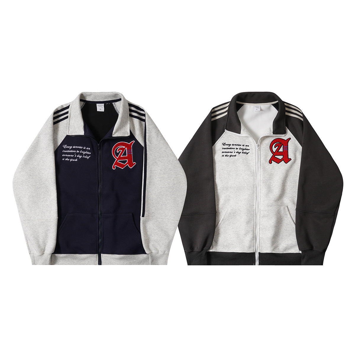 Saint Applique Zip Hoodie