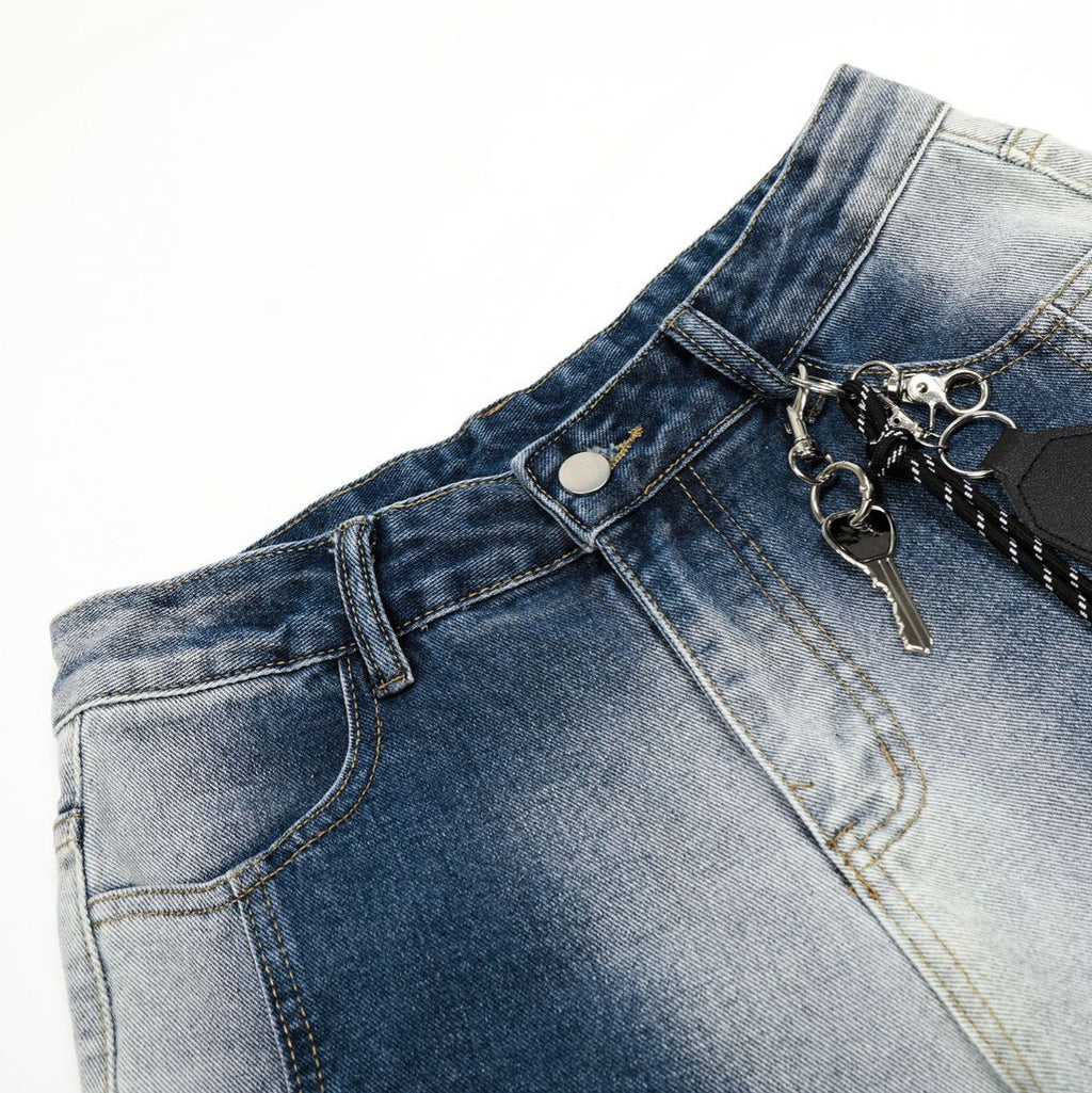 Clasp Buckle Denim