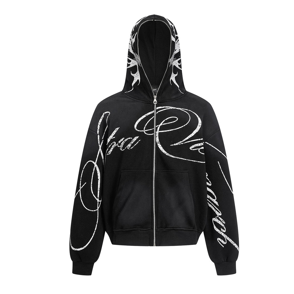 Spraycan Zip Hoodie