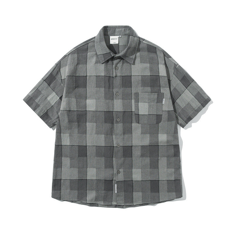 Patchwork Work Shirt