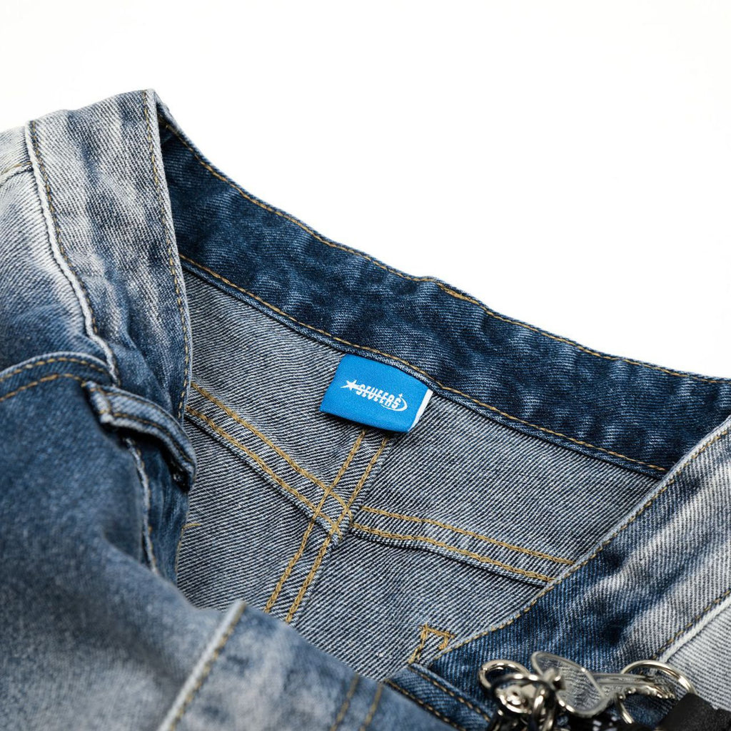 Clasp Buckle Denim