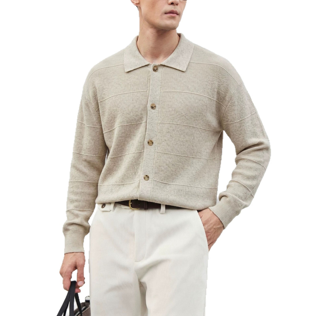 Alder Knit Button-Up