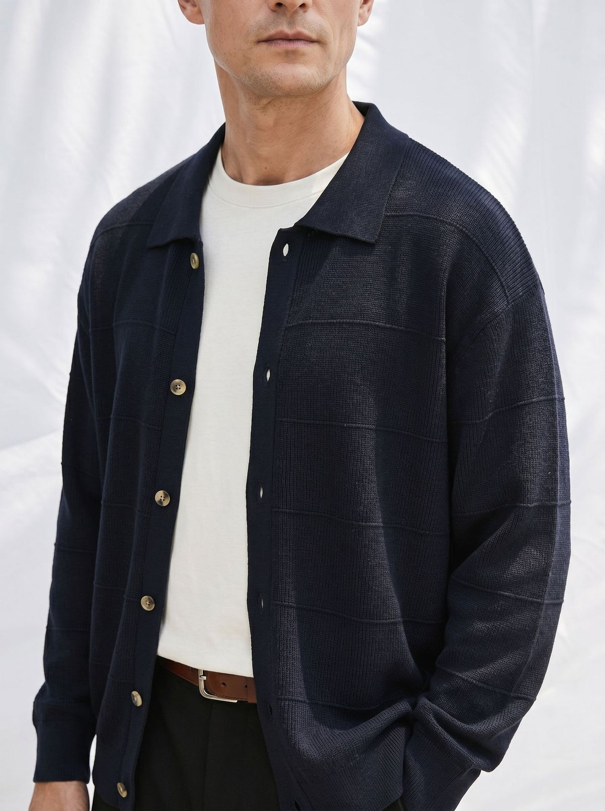 Alder Knit Button-Up