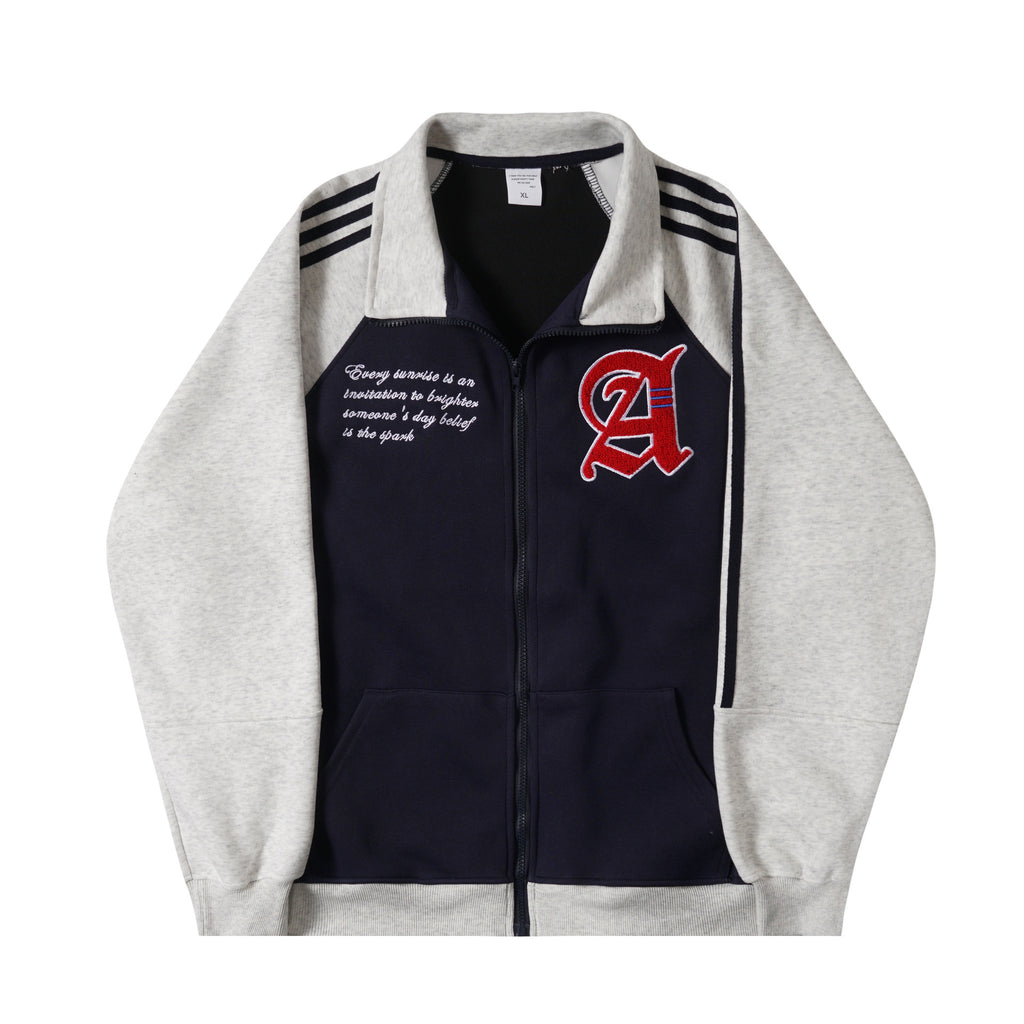 Saint Applique Zip Hoodie