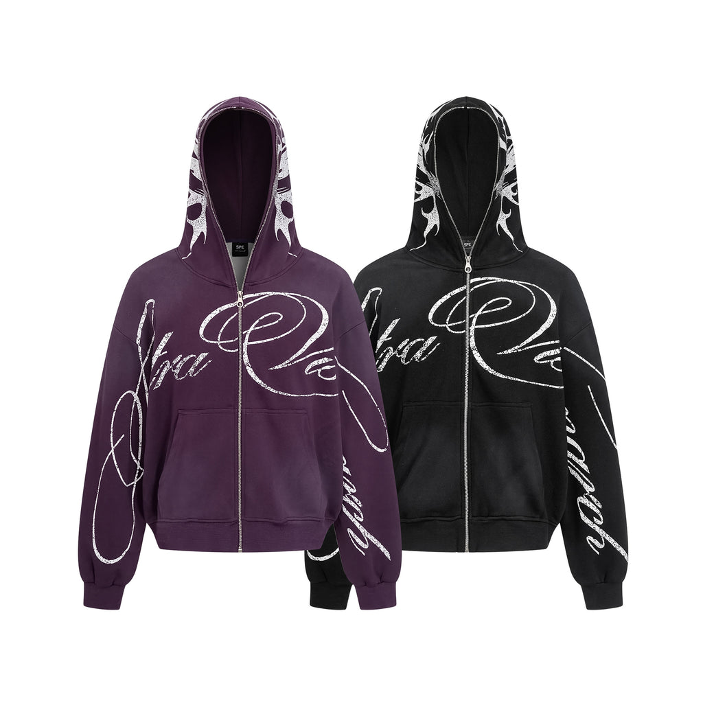 Spraycan Zip Hoodie