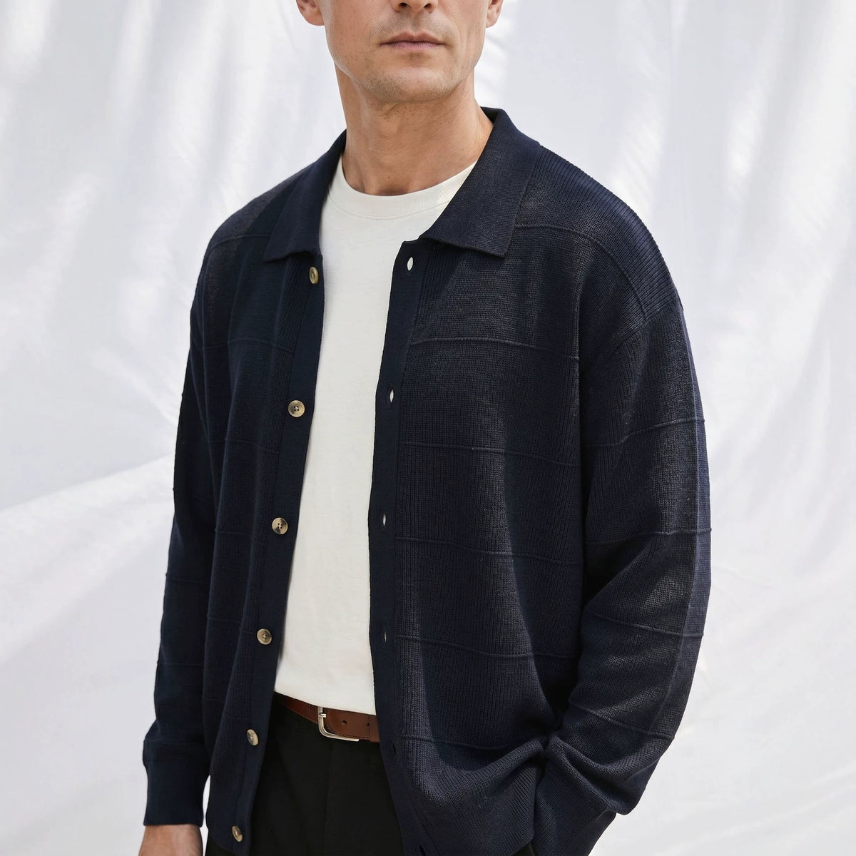 Alder Knit Button-Up