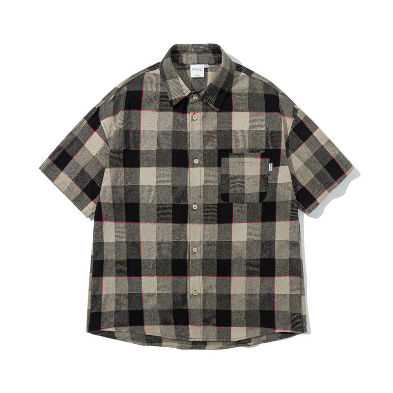Patchwork Work Shirt