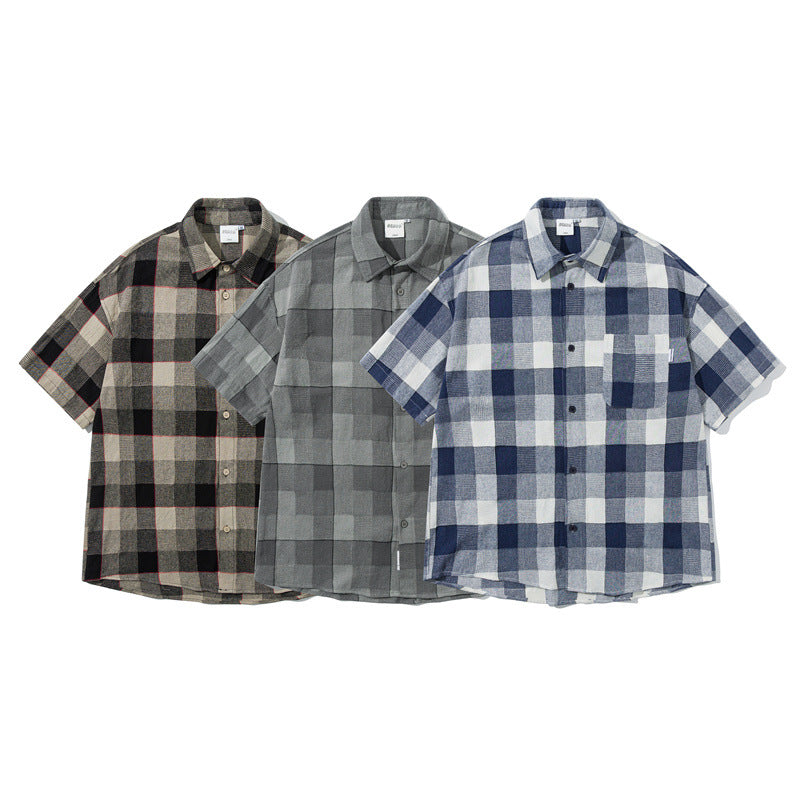 Patchwork Work Shirt