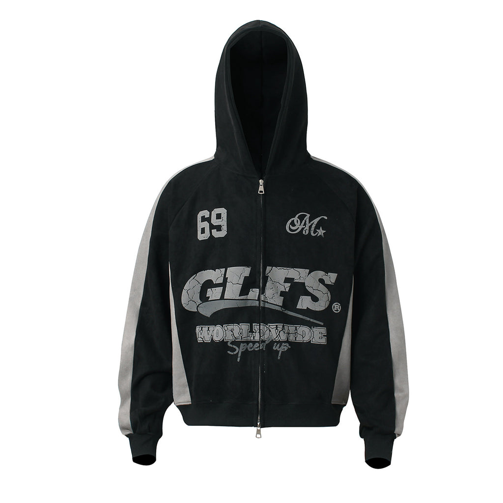 Dune Block Zip Hoodie