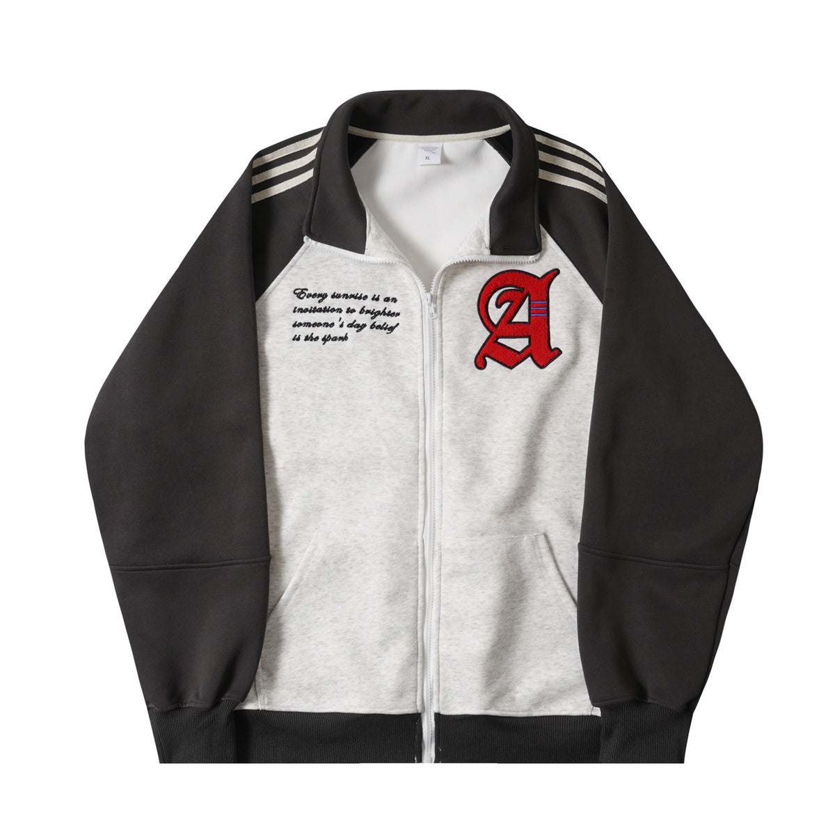Saint Applique Zip Hoodie