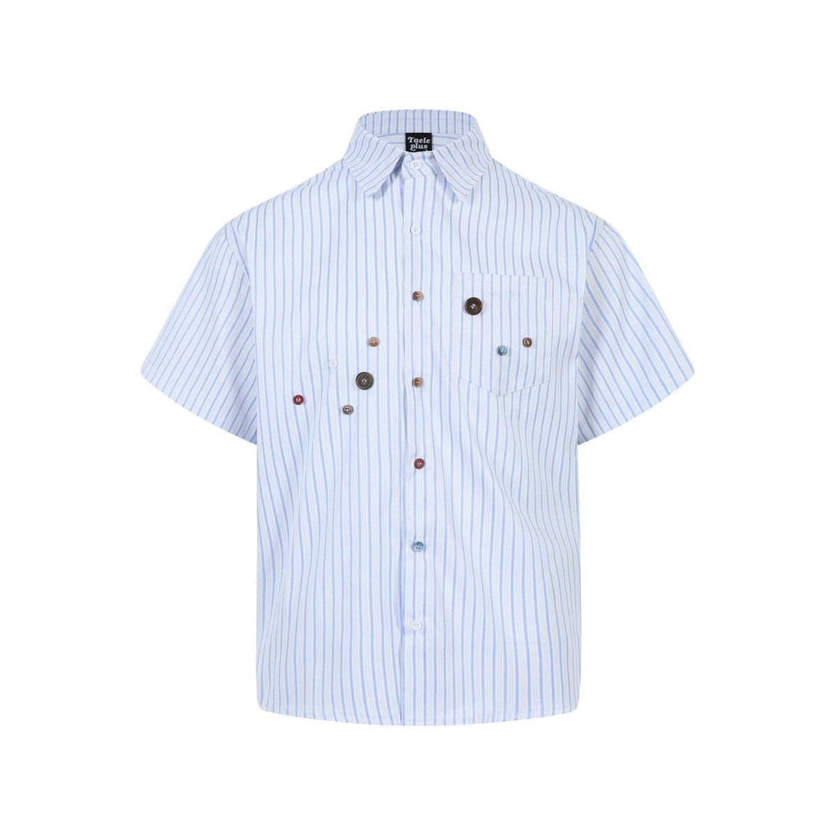 Seaside Stripe Camp Shirt